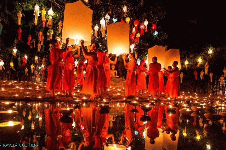 Kaj storiti v Pattayi novembra, festival Loi Kratong