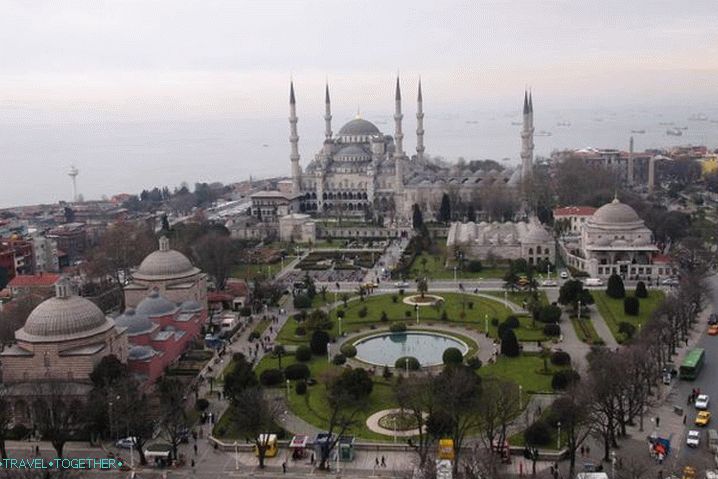 Vreme v Istanbulu v septembru - okrožje Sultanahmet