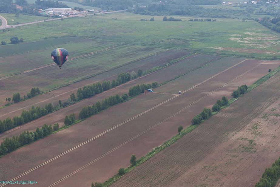 Polet z balonom se konča