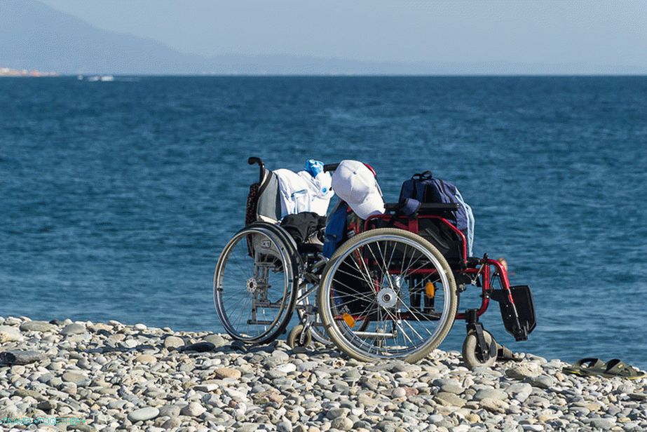 Na plaži v bližini olimpijskega parka