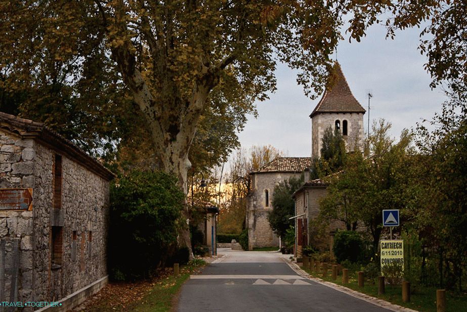 Mala kamnita mesta na cesti - Francija