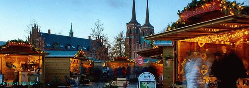Božični trg v Roskildeju