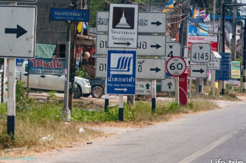 Globe na Tajskem za prehitro vožnjo in vožnjo brez licence