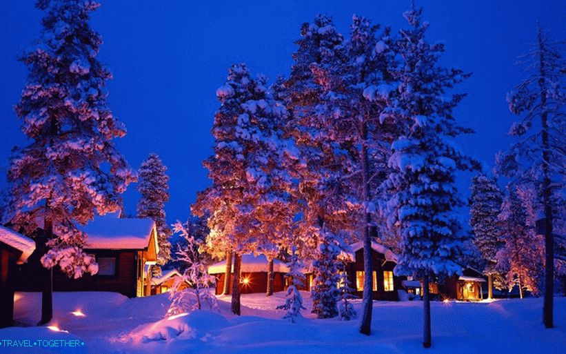 Zima v Laponiji