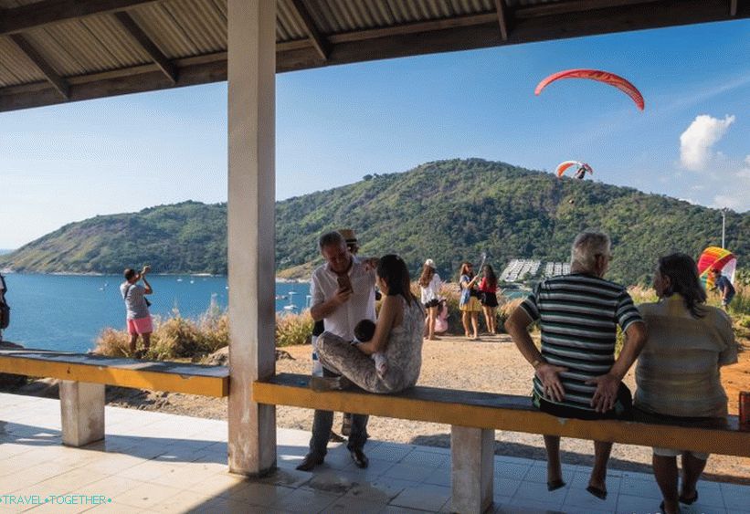 Opazovalna ploščad vetrnice Phuket - pri vetrnici