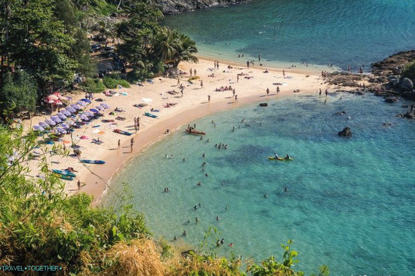 In plaža Yanuy na splošno na kratko