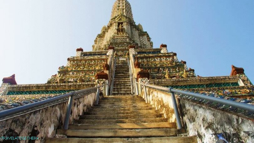 Razgledne ploščadi v Bangkoku - tempelj Wat Arun