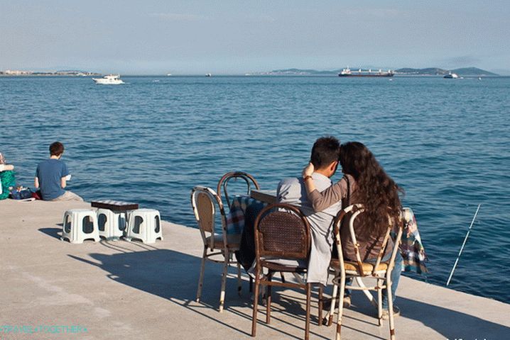 Romantika na obali Marmarskega morja. Istanbul.