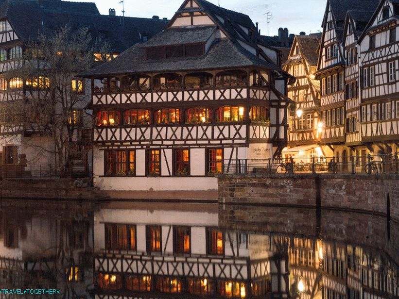 Zvečer v Strasbourgu