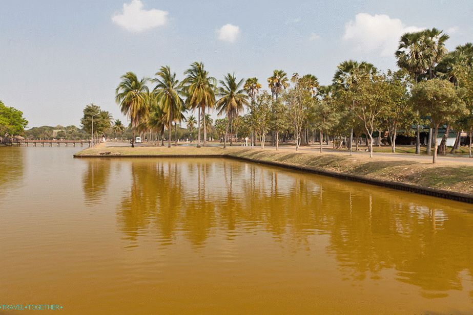 Osrednji del parka Sukhothai