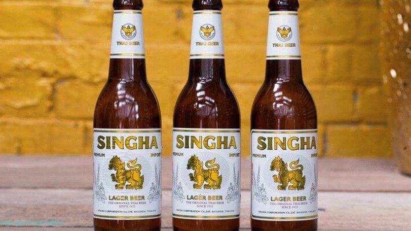 Singha pivo na Tajskem