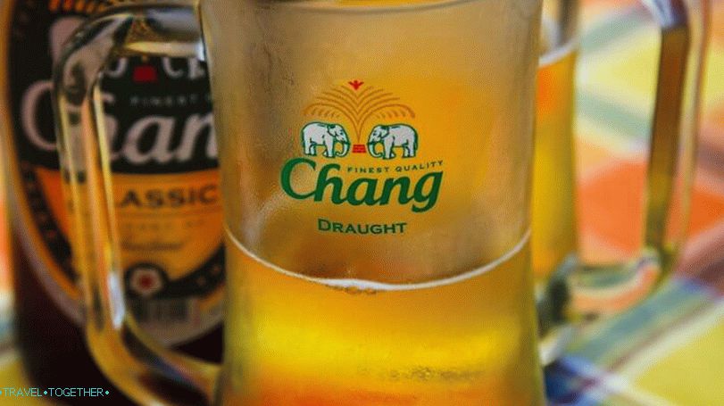 Chang Beer na Tajskem