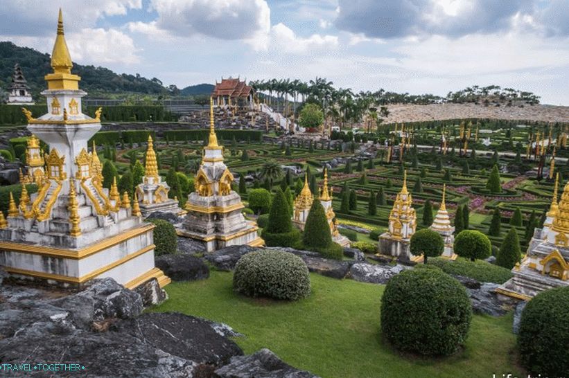 Tropski park Nong Nooch v Pattayi je glavna atrakcija