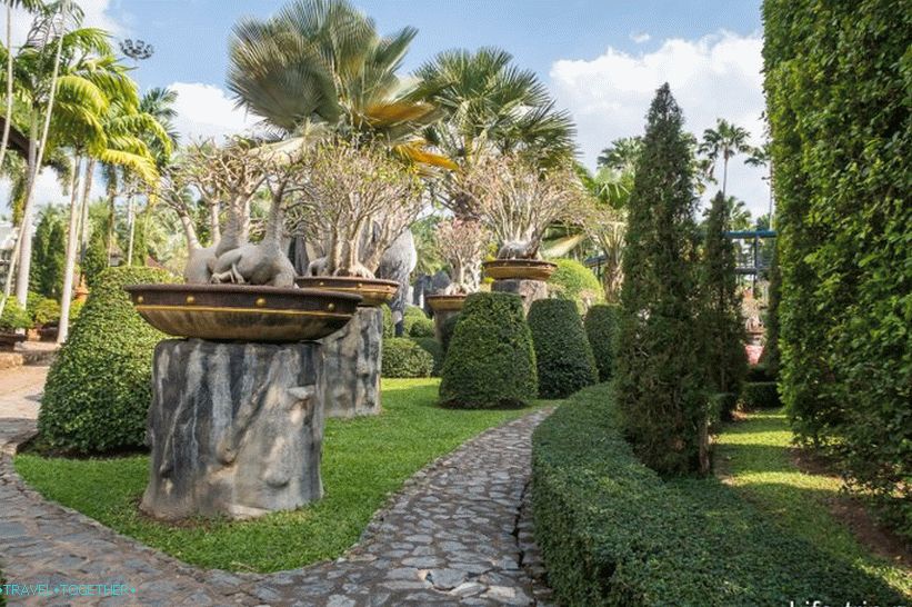 Tropski park Nong Nooch v Pattayi je glavna atrakcija