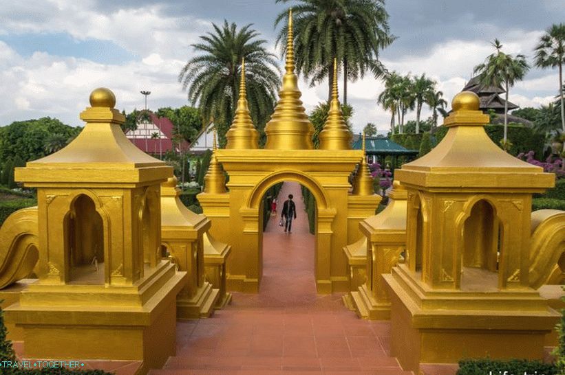 Tropski park Nong Nooch v Pattayi je glavna atrakcija