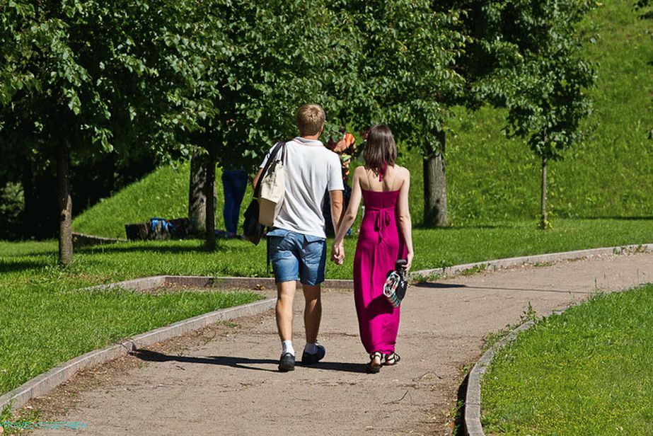 Romantične sprehode v Dubrovitsyju