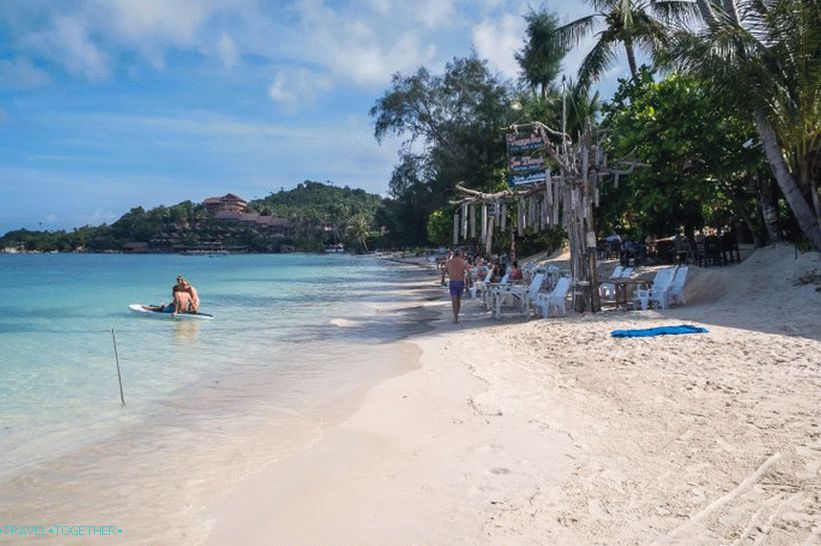 Vagga bar na Phanganu - kokosov stres s pogledom na morje
