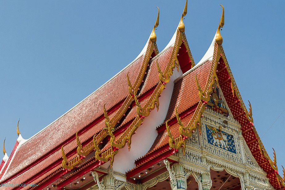 Tipična streha tajskega templja