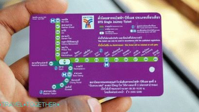 Enkratna vstopnica za Bangkokov Skytrain