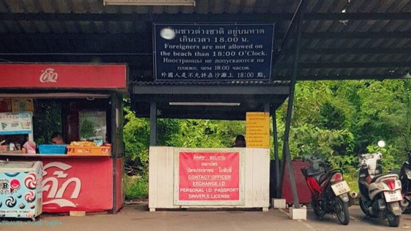 Vojaška plaža (plaža Sai Kaew) v Pattayi