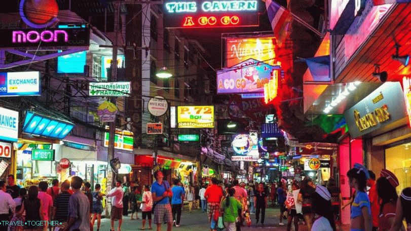 Volkinova ulica v Pattayi