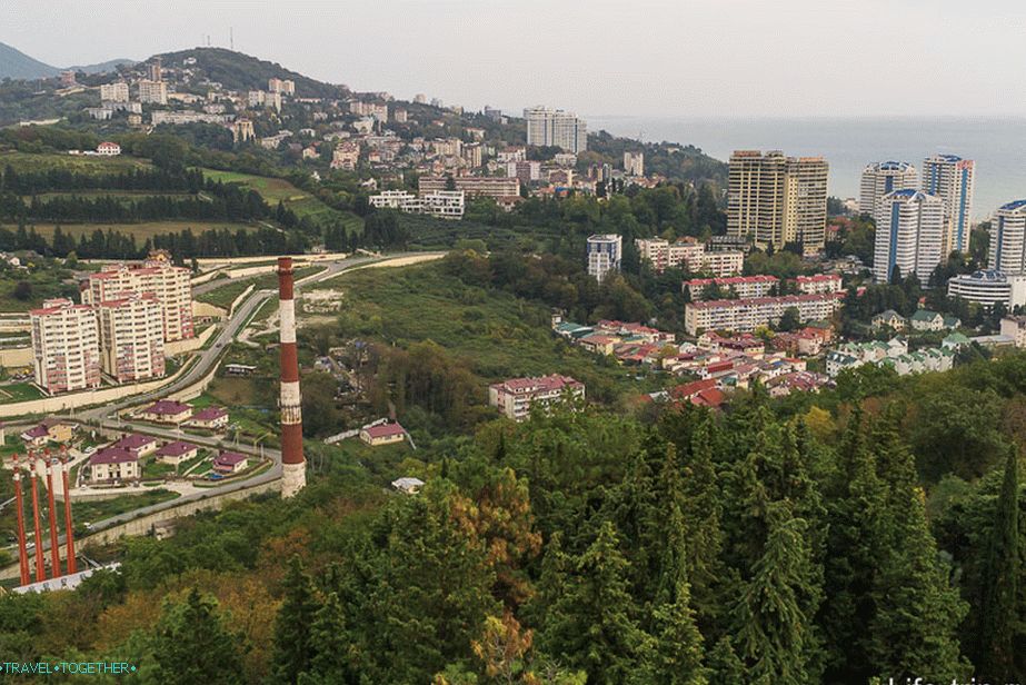 Soči iz višine: okrožja Jan Fabriciusa in Bytkhe