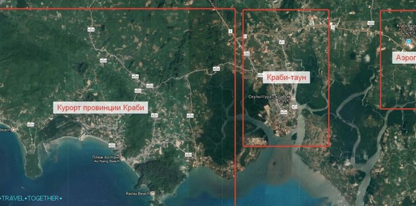 Vse plaže Krabi (Ao Nang) in najboljše plaže - opis iz osebnih izkušenj