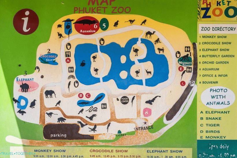 Phuket Zoo - moj pregled, cene, fotografije in urnik predstave